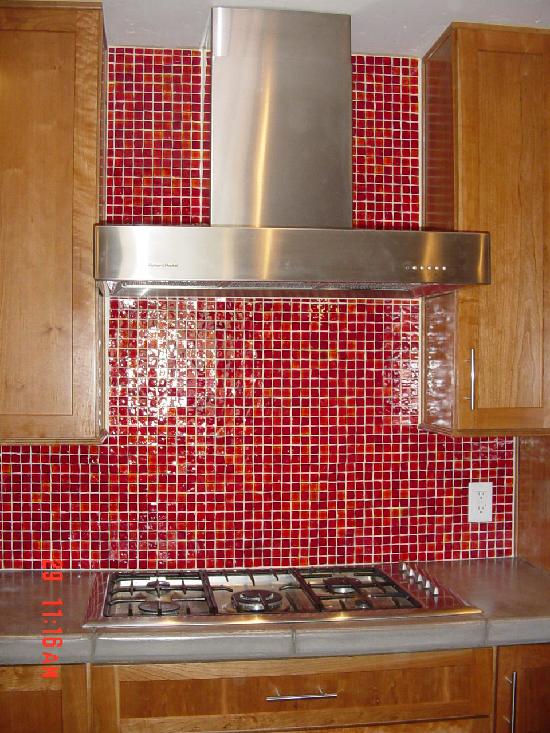  Hi all, just to share couple of pictures of my black Red Kitchen Backsplash